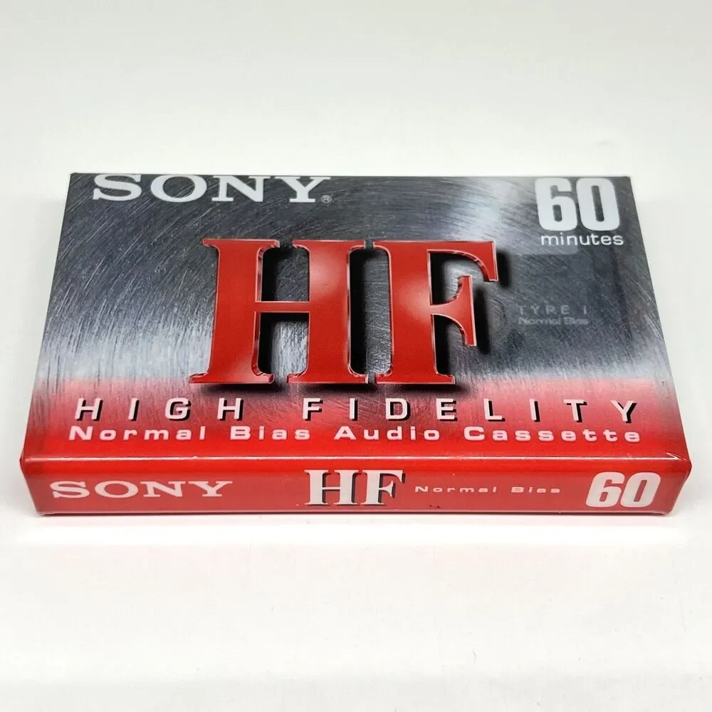 Lot of 6 Sony Audio Cassette Tapes BLANK HiFi 60/90 Min Normal Bias Type 1 NOS